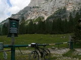 cartello del parco naturale Fanes - Senes - Braies